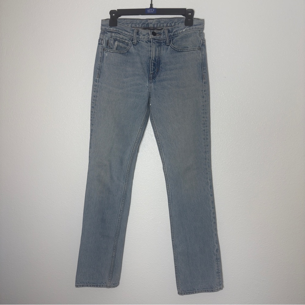 Helmut Lang Boyfriend Jeans‎ Light Wash Straight Leg 100% Cotton Sz 29 USA Made